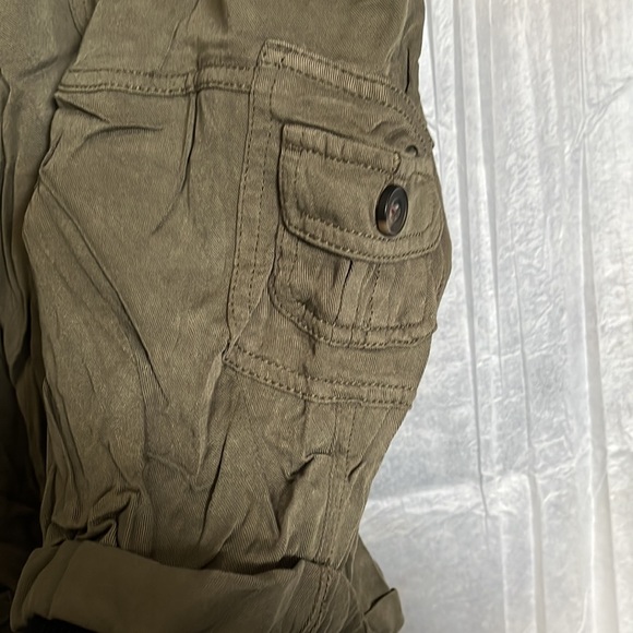 NWT GeorgePlus rayon stretchy dressy cargo shorts - Picture 4 of 6